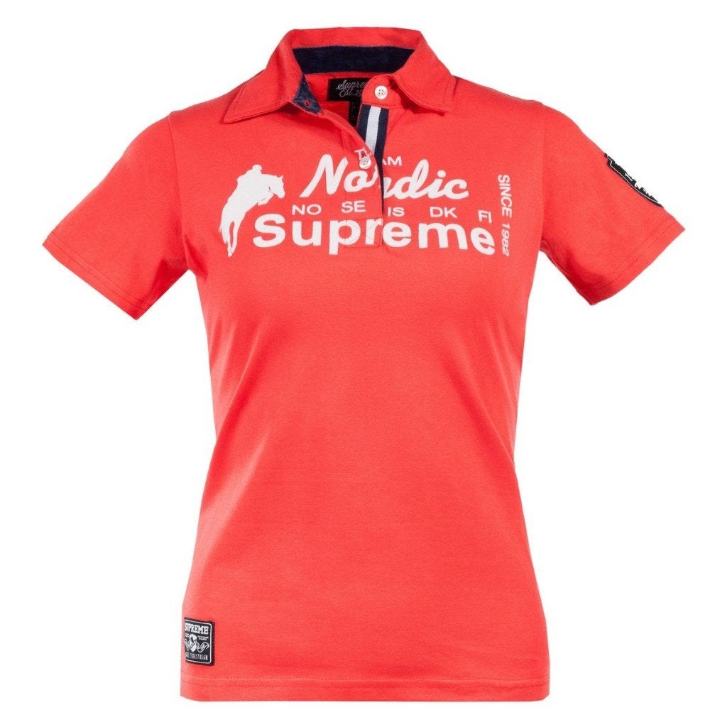 Horze poloshirt Briana Rood maat 40 of 44, Rood, ., Overige merken, Nieuw