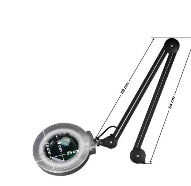 Verrijdbare LED Loeplamp – Schaduwloos & Helder Licht, Ophalen, Zo goed als nieuw, Loeplamp