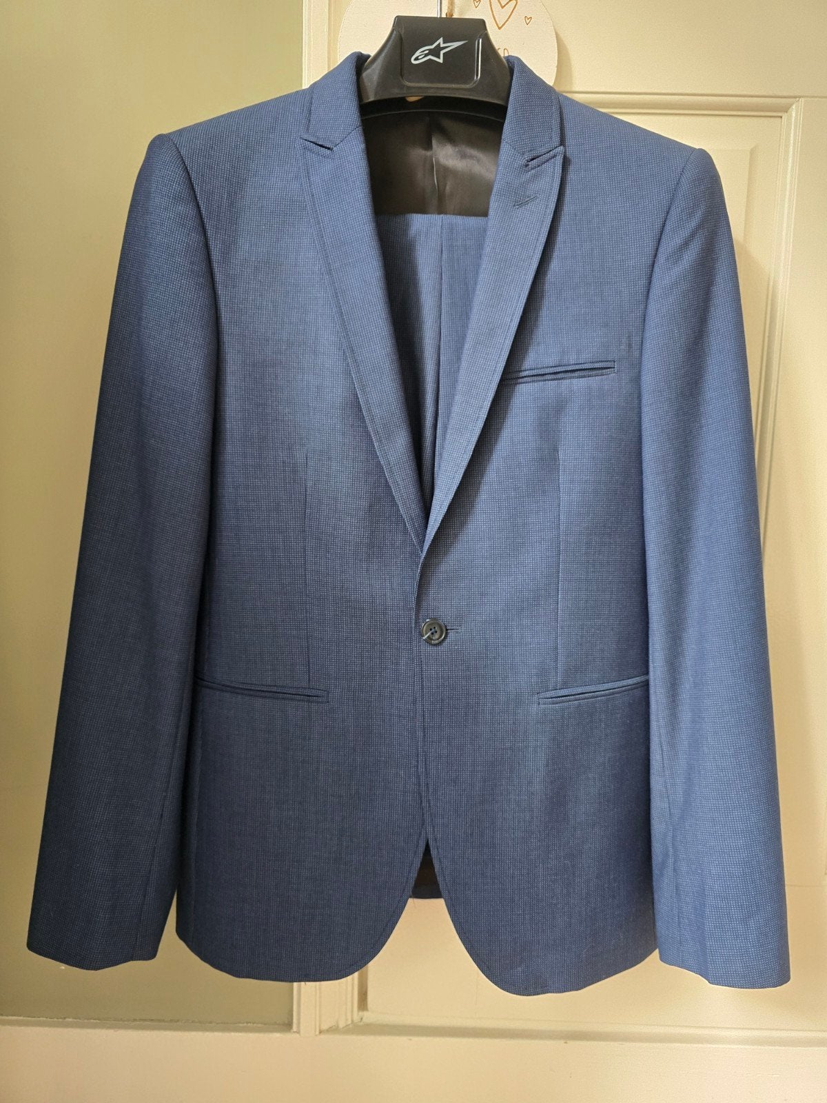 Runaway pak - schoolgala / bruiloft - mt 48 - donkerblauw, Kleding | Heren, Kostuums en Colberts, Ophalen of Verzenden, Zo goed als nieuw
