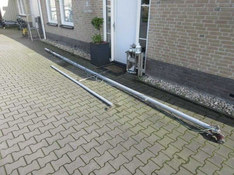Aluminium mast 6,45 m + giek 2,83 m, Watersport en Boten, Accessoires en Onderhoud, Gebruikt, Overige typen, Ophalen