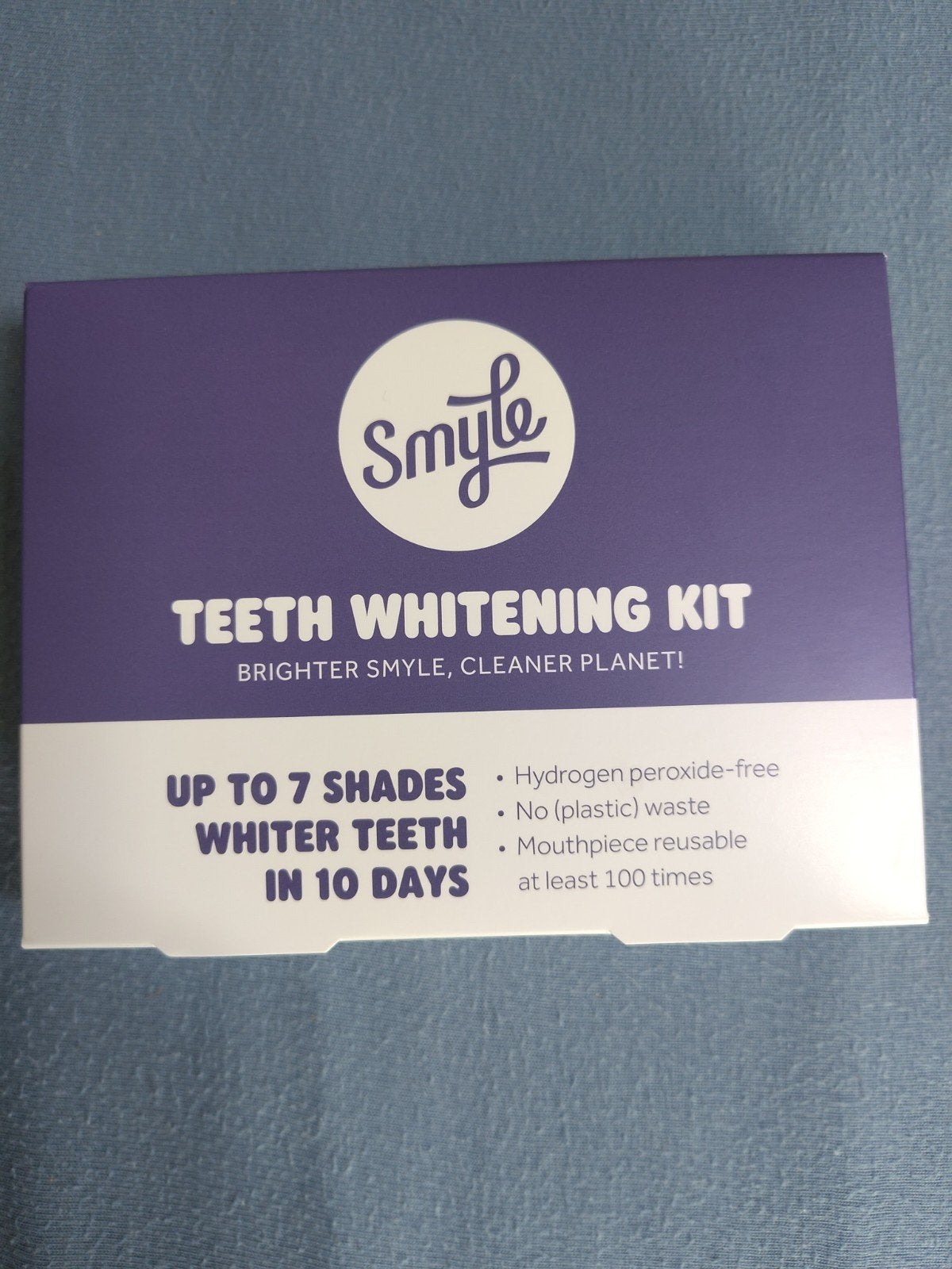 Smyle teeth whitening kit geheel natuurlijke ingrediënten, Eén persoon