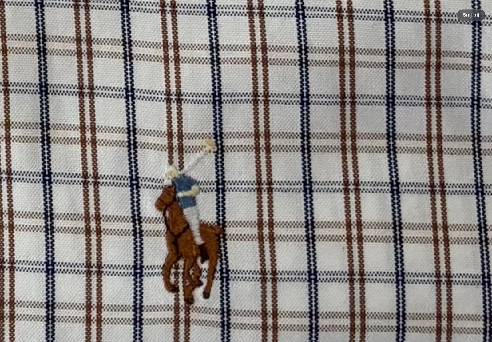 Polo Ralph Lauren shirt Large blouse overhemd - Yarmouth, Ophalen of Verzenden, Zo goed als nieuw, Meerkleurig, Halswijdte 39/40 (M)