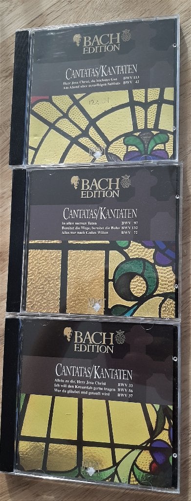 Bach Cantatas 33,56,37,97,132,72,113 & 42, Gebruikt, Overige typen, Ophalen of Verzenden, Barok