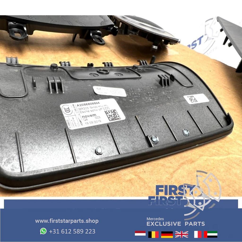 W205 AMG lijsten SET zwart ESSEN HOUT Mercedes C Klasse 2018, Gebruikt, -, Ophalen of Verzenden, -
