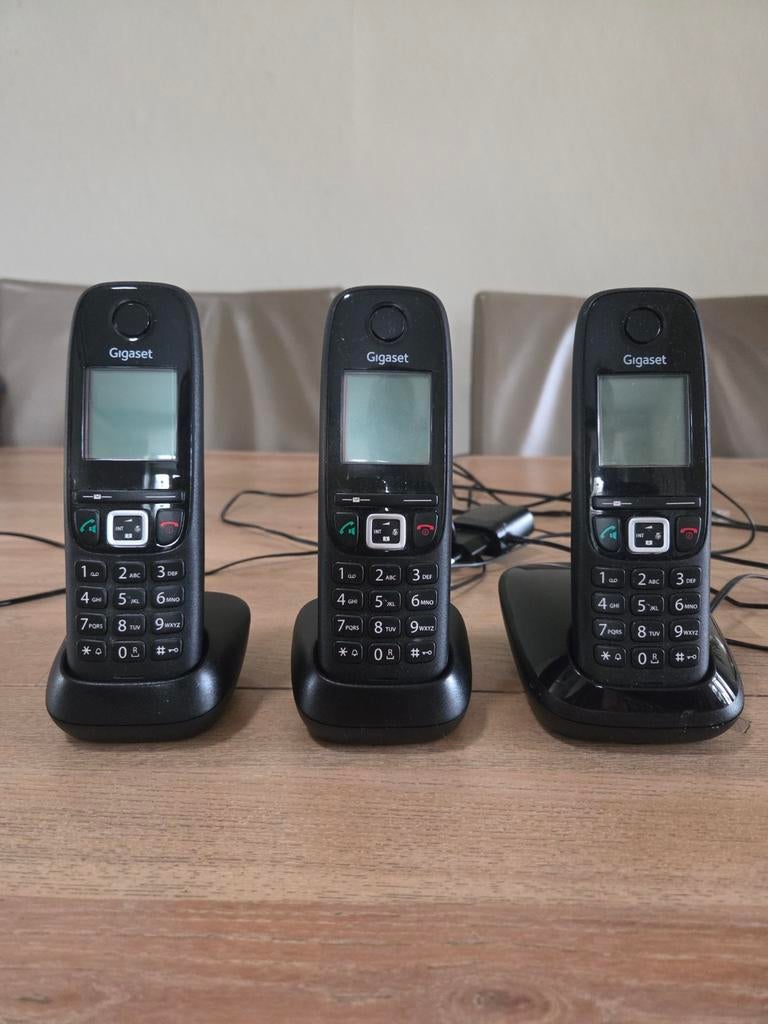 Gigaset AS405 Dect telefoonset met 3 handsets, Ophalen of Verzenden, Gebruikt, 3 handsets