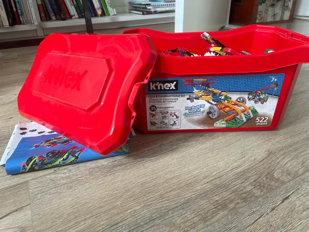K'nex Click & Construct Value Set - 522 onderdelen, Ophalen, Zo goed als nieuw, K'nex