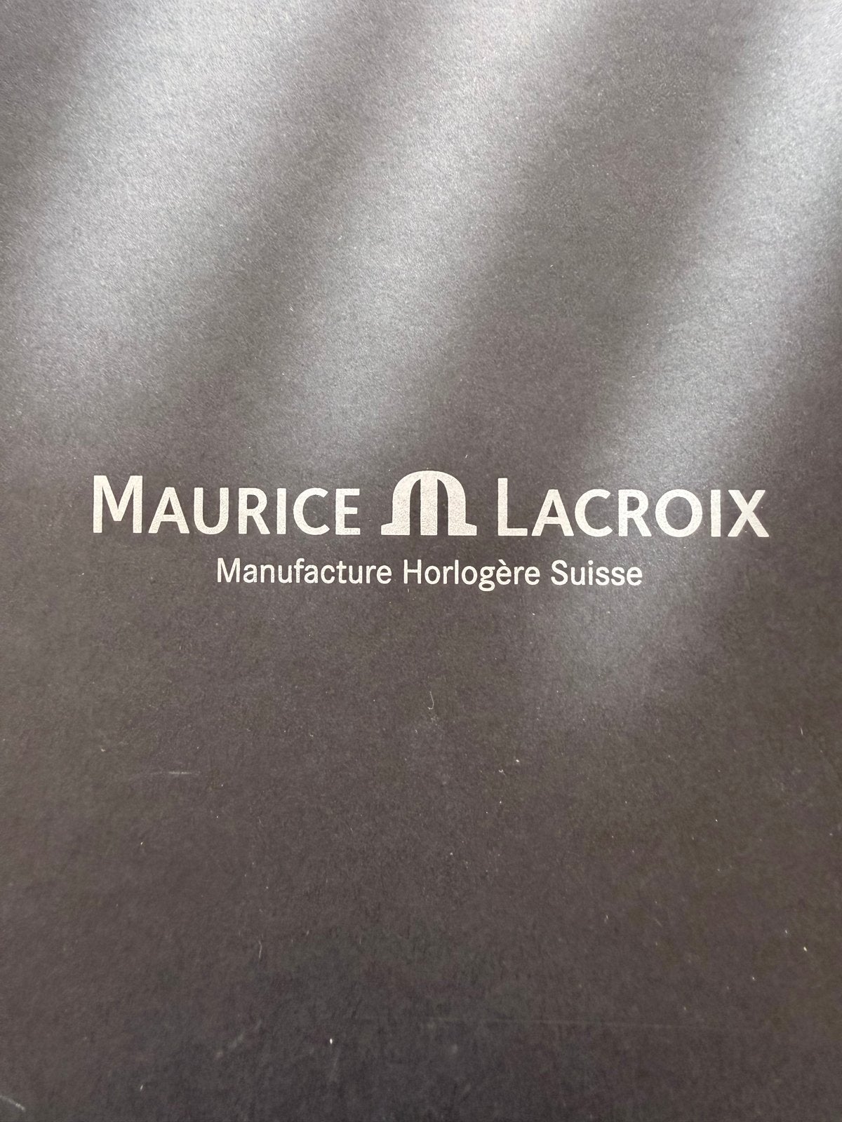 Maurice Lacroix Aikon Chronograaf Zwart Herenhorloge, Sieraden, Tassen en Uiterlijk, Overige merken, Staal, Polshorloge, Ophalen of Verzenden