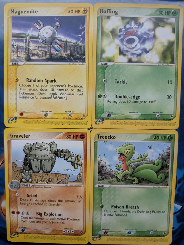 Pokémon Lot Ex Ruby Sapphire Dragon €5 voor de hele set, Verzenden, Gebruikt, Meerdere kaarten