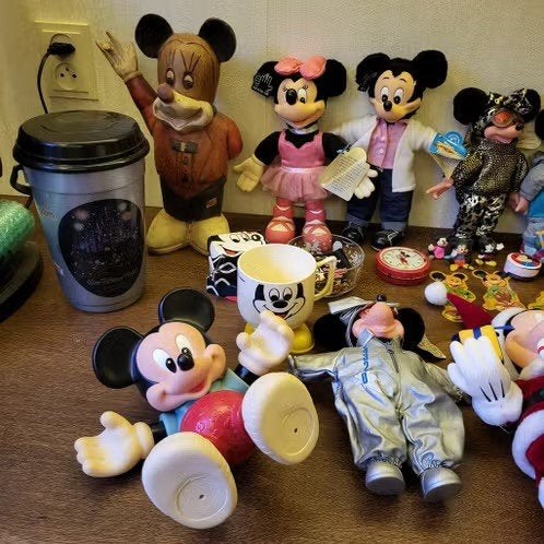 Verzameling Mickey en Minnie (Disney), Ophalen of Verzenden, Mickey Mouse, Zo goed als nieuw, Beeldje of Figuurtje