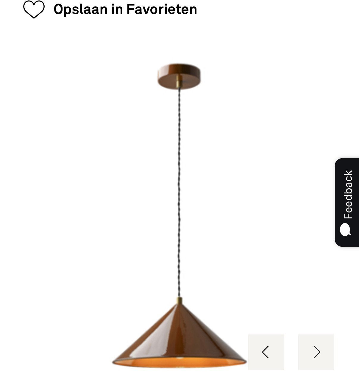 Hanglamp Sepp Karwei, Ophalen, Zo goed als nieuw