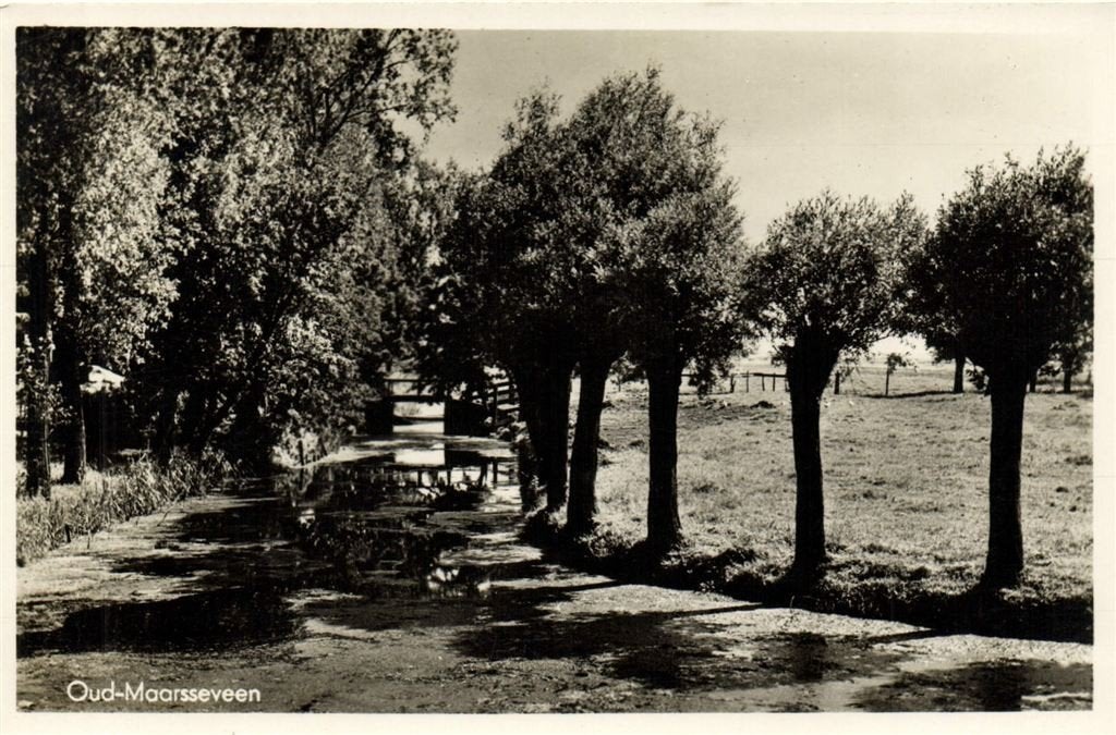 Oud-Maarsseveen - ongelopen, Ophalen of Verzenden, 1940 tot 1960, Ongelopen, Utrecht
