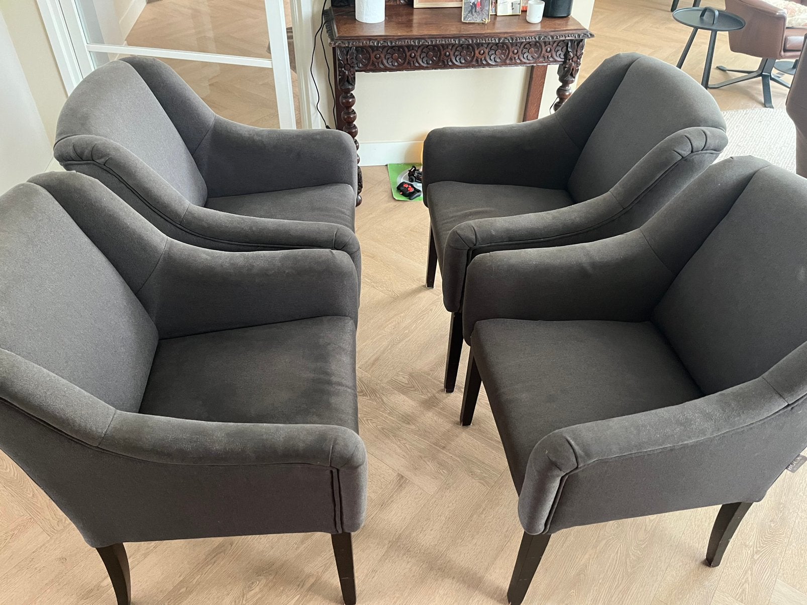 Stoelen BOCX Interiors, Ophalen, Gebruikt, Bruin, Vier