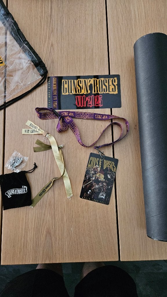 Guns N' Roses VIP 2023 Goodie Bag Memorabilia, Ophalen of Verzenden, Nieuw, Overige typen