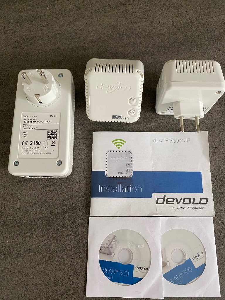 Te koop: Devolo wifi versterker set, Ophalen of Verzenden, Gebruikt, Devolo