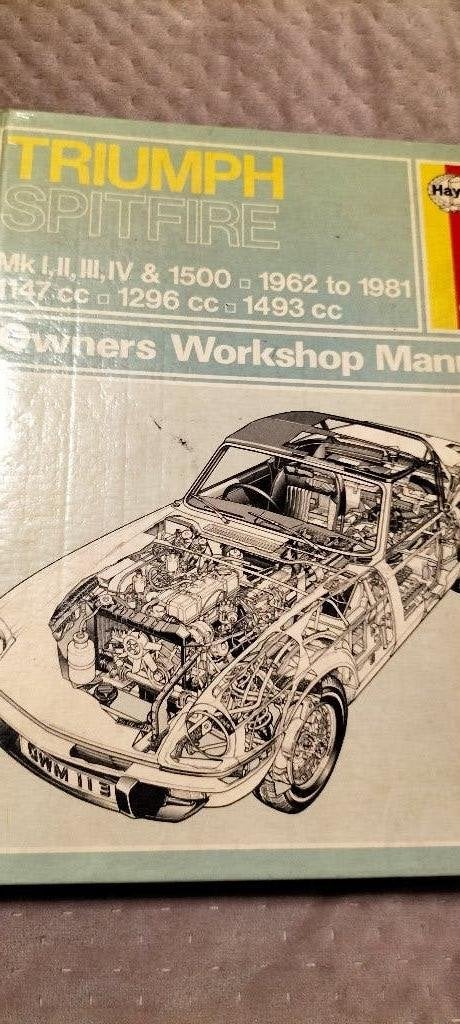 WERLKPLAATS BOEK TRIUMPH SPITFIRE, Ophalen