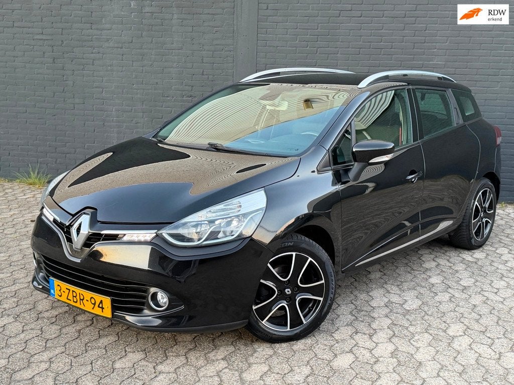 Renault Clio Estate 0.9 TCe Dynamique|NAVI|CLIMA|CRUISE|APK|, Zwart, 3 cilinders, 90 pk, 5 stoelen