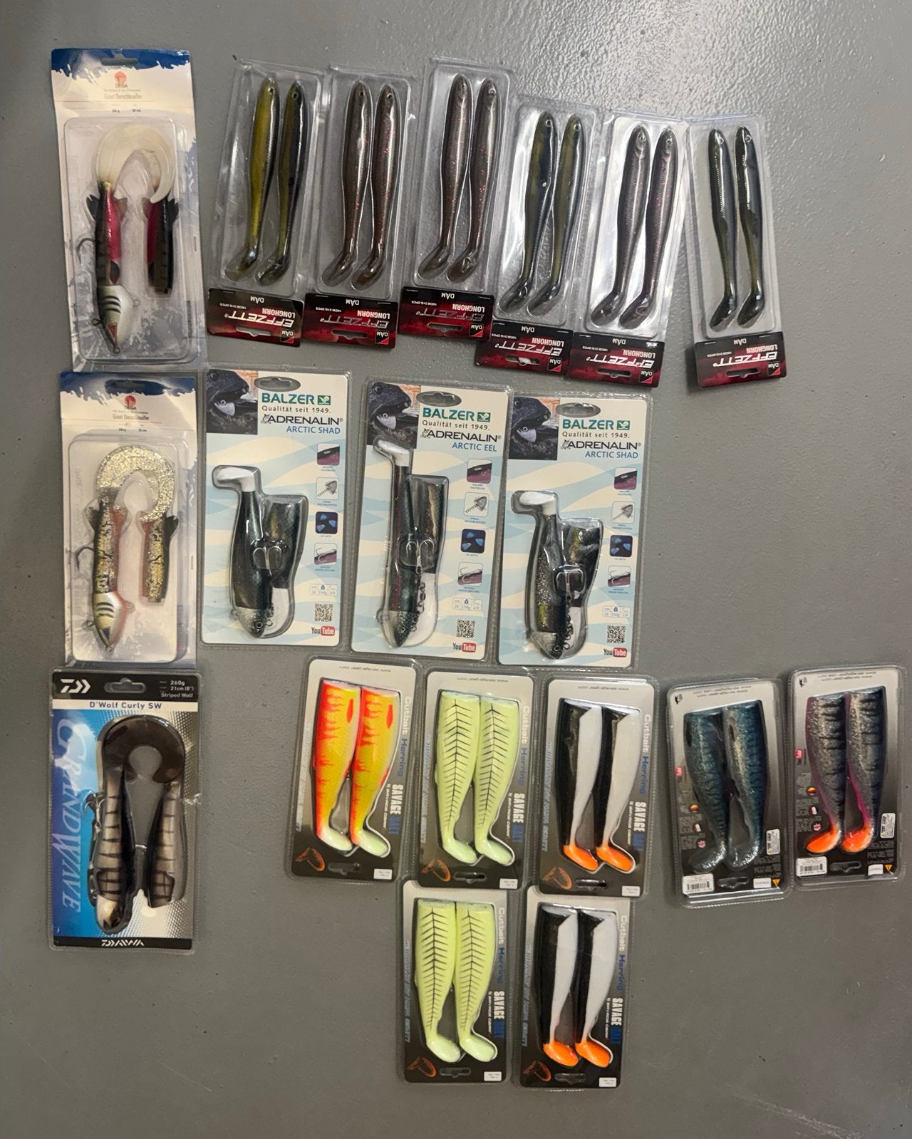 Noorwegen Kunstaas Shads SavageGear Cutbait Shads Heilbot, Watersport en Boten, Verzenden, Zo goed als nieuw, Overige typen