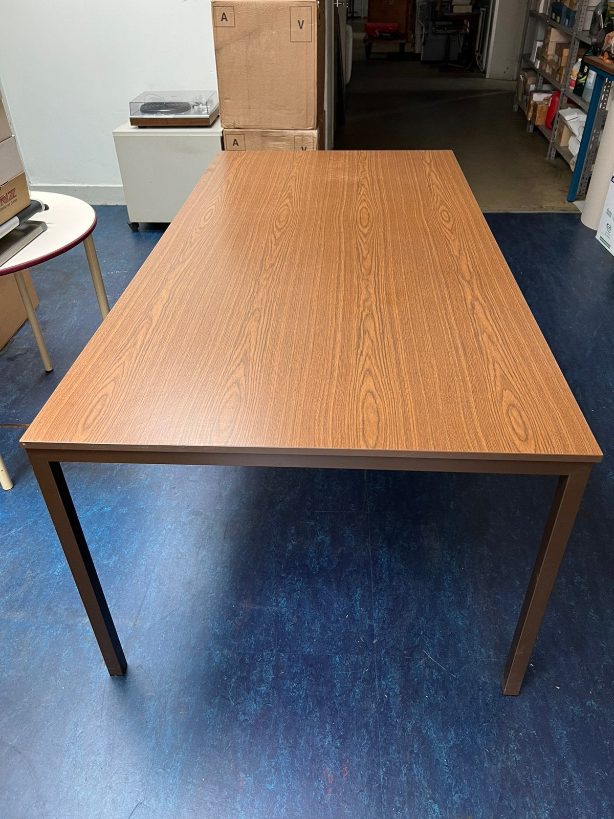 Grote Kantine Hobbytafel Knutseltafel Bureau 200 x 100 cm, Ophalen, Gebruikt, Gereedschap of Toebehoren