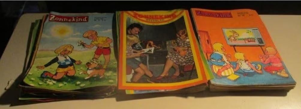 Grote partij van Zonnekind Tijdschriften - jaren 70, Ophalen of Verzenden, 1960 tot 1980, Tijdschrift