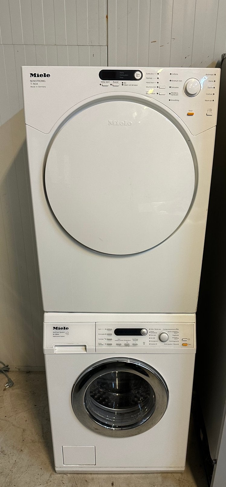 Wasmachine/Wasdroger miele, Ophalen, 8 tot 10 kg, 85 tot 90 cm, 1600 toeren of meer