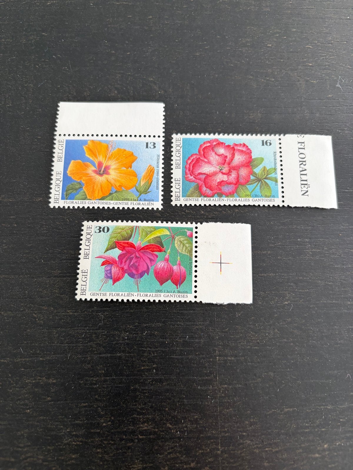 Diverse Belgische postzegels - Bloemen, motoren, gebouwen, Postzegels en Munten, Postzegels | Europa | België, Niet gestempeld