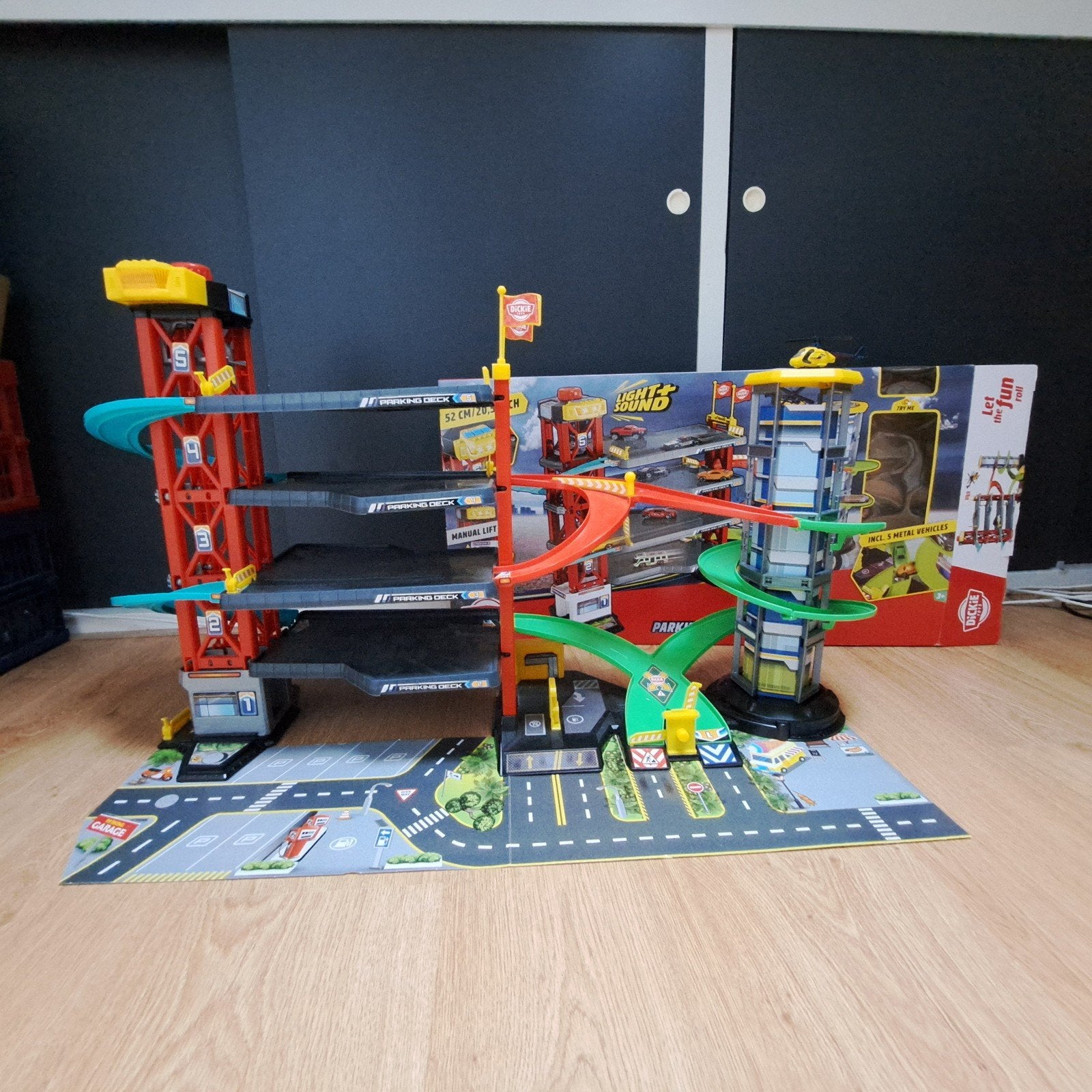 Dickie Toys Parkeergarage met Licht en Geluid, Ophalen of Verzenden, Zo goed als nieuw