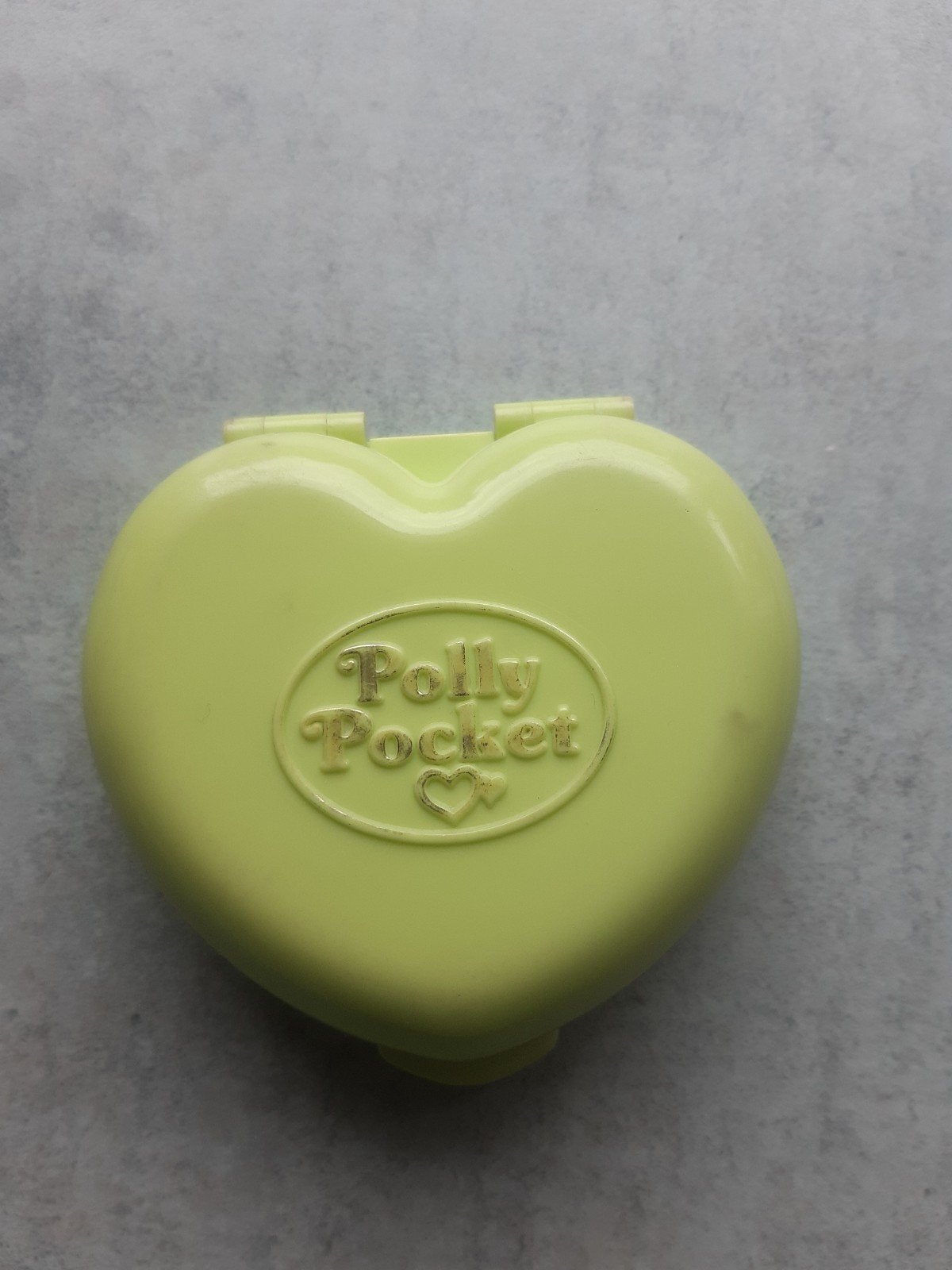 Vintage Polly Pocket Compact - Hartvormig Speelhuis, Ophalen of Verzenden, Gebruikt, Jongen of Meisje