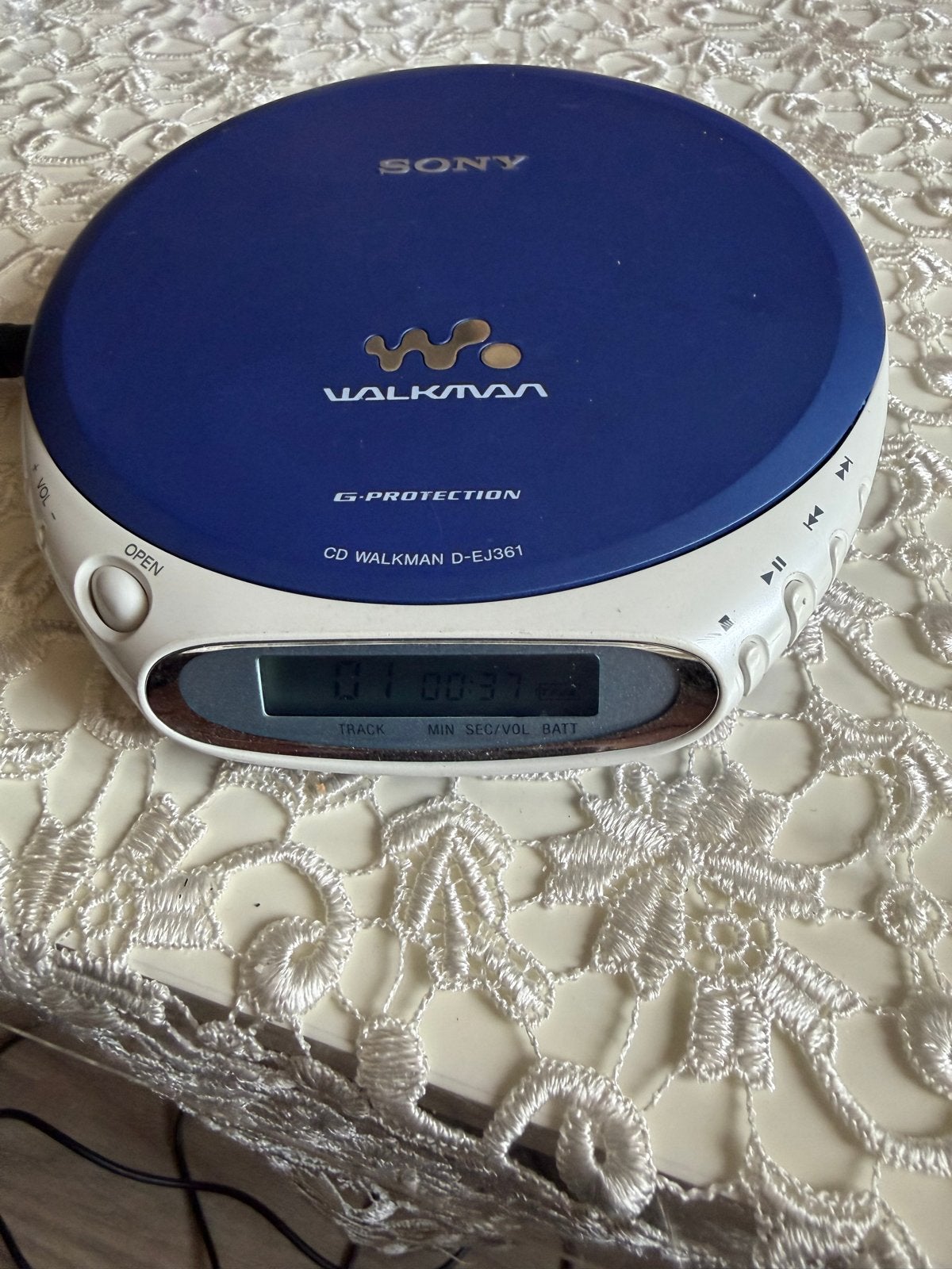 Sony CD Walkman D-EJ361 - Draagbare CD-speler, Audio, Tv en Foto, Ophalen of Verzenden, Discman