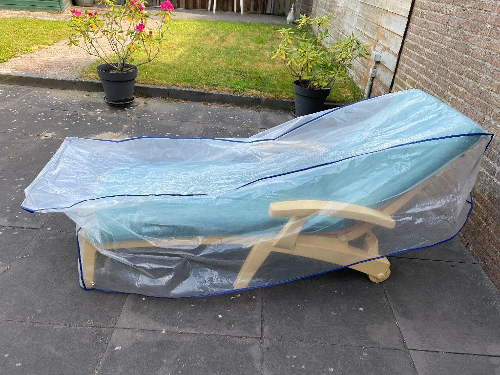 Zonnestoel/ligbed AQUARIUS casual  met kussen en afdekHoes, Ophalen of Verzenden, Zo goed als nieuw