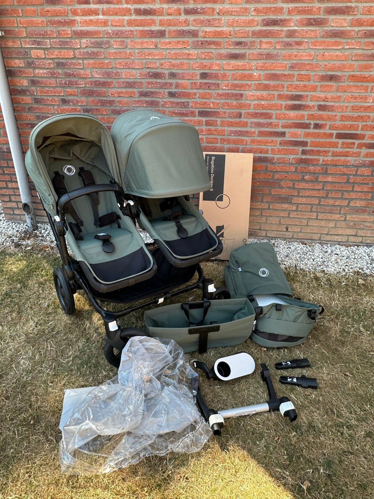 Bugaboo Donkey 5 Duo/Twin Kinderwagen - Zo goed als nieuw, Kinderen en Baby's, Ophalen, Zo goed als nieuw, Combiwagen, Duowagen