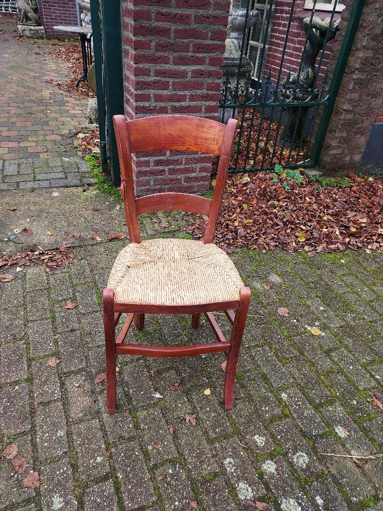 Antieke mahoniekleur (meekrab) Deventer stoel., Antiek en Kunst, Antiek | Meubels | Stoelen en Banken, Ophalen