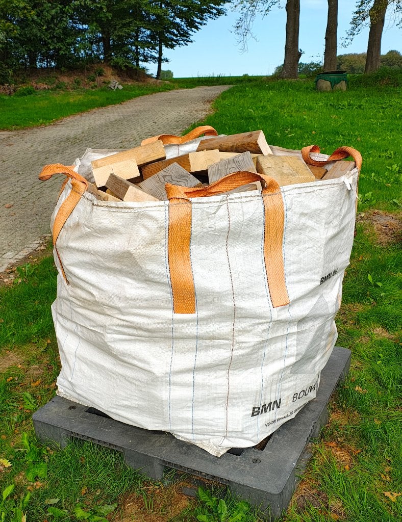 brandhout vuren klossen, Tuin en Terras, Haardhout, Minder dan 3 m³, Ophalen, Blokken