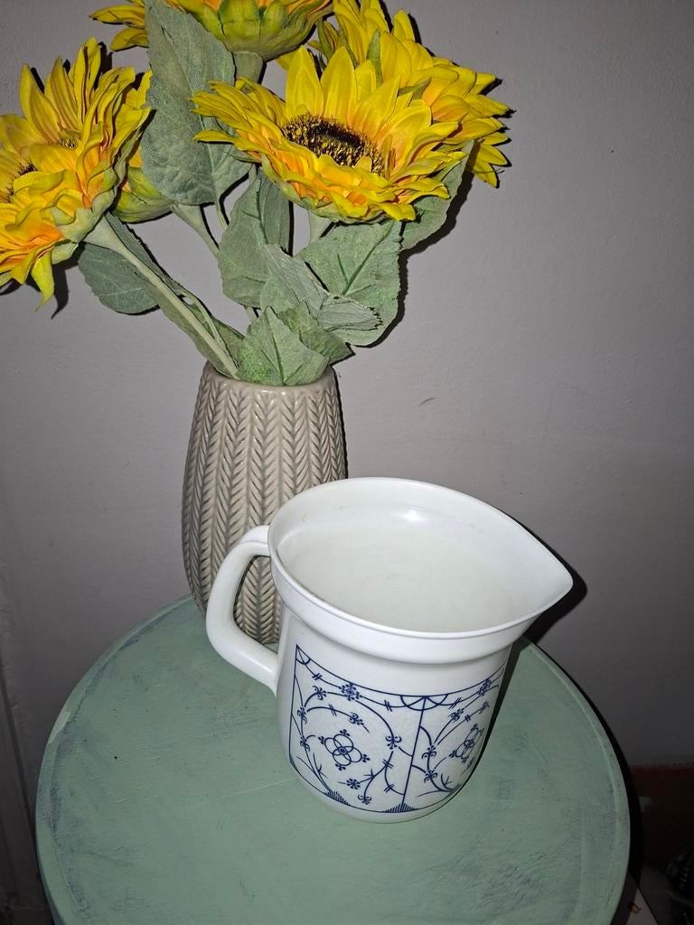 Vintage tupperware "Blauw Saks" schenkkan., Ophalen of Verzenden