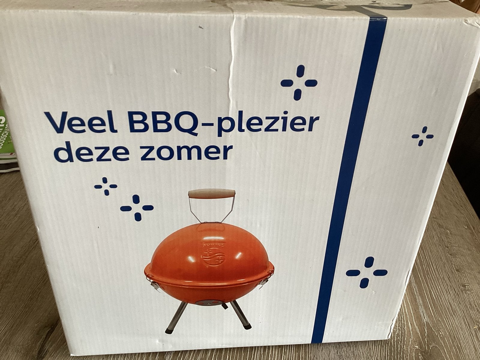 Nieuwe Philips Oranje BBQ - Ongeveer 30 cm Rond, Ophalen of Verzenden, Nieuw
