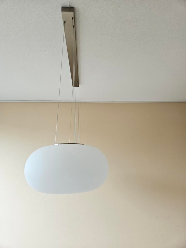 Bijzondere vormgegeven hanglamp, Ophalen, Zo goed als nieuw, Glas, Minder dan 50 cm