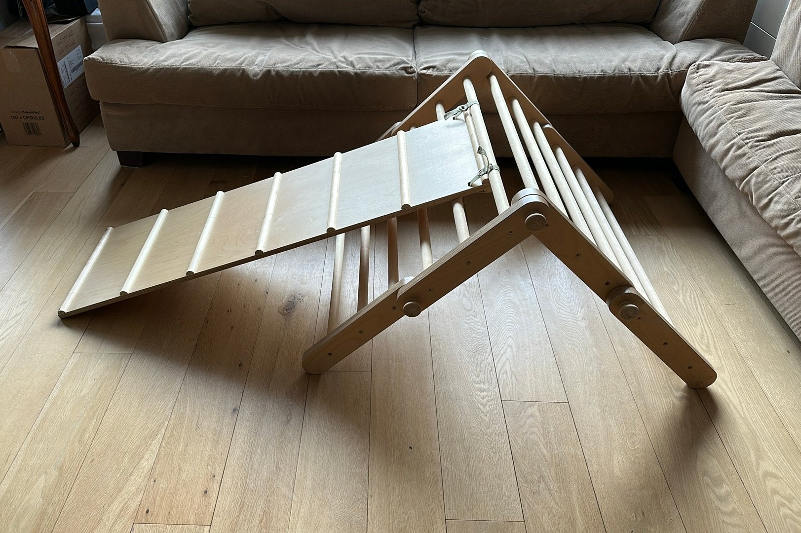 Montessori Klimrek, Ophalen, Gebruikt