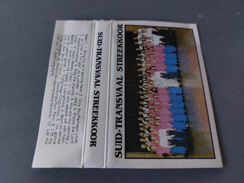 SUID-TRANSVAAL STREEKKOOR - SUID-TRANSVAAL STREEKKOOR (MC), Wereldmuziek, 1 bandje, Ophalen of Verzenden, Zo goed als nieuw