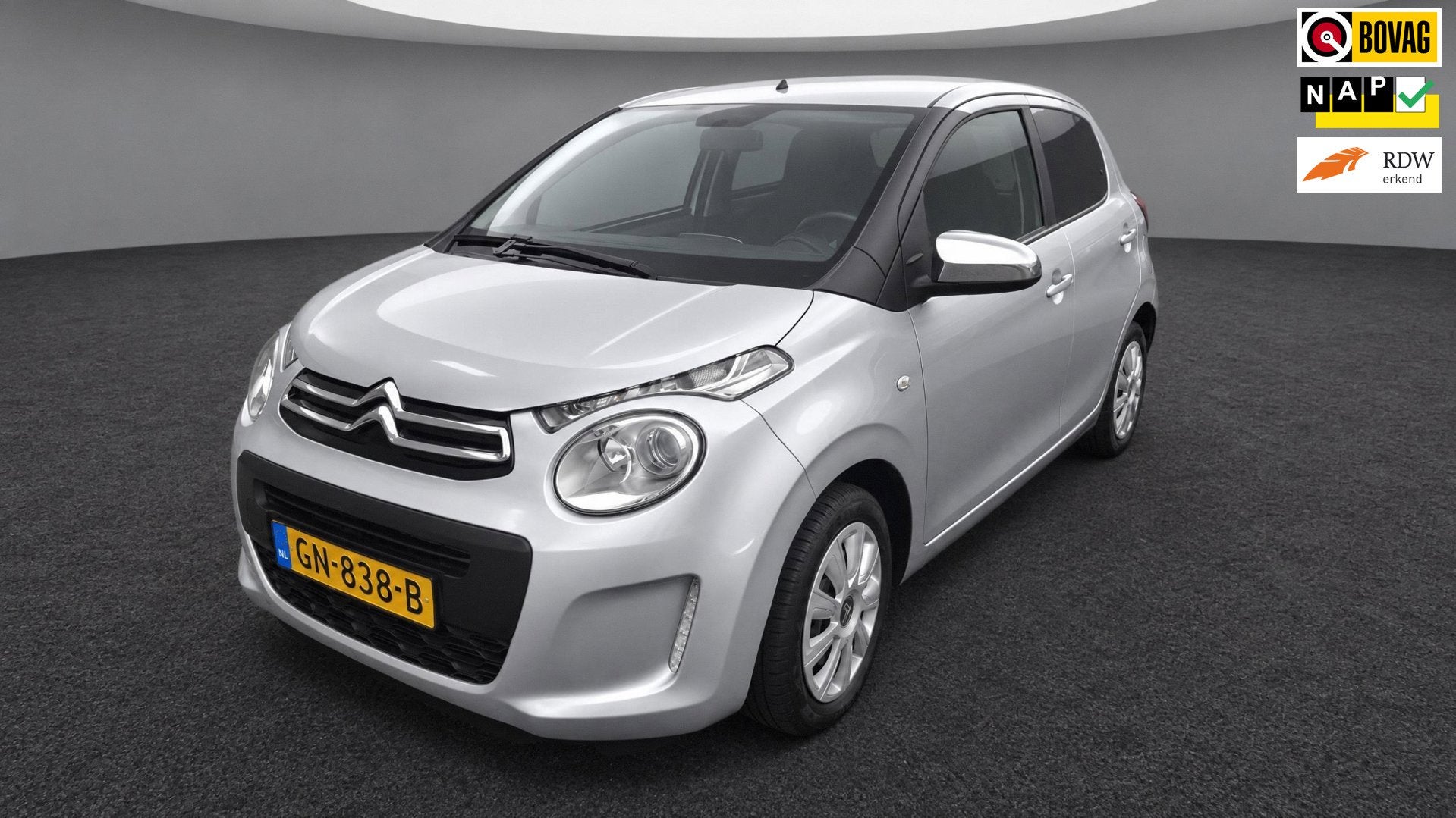 Citroen C1 1.0 e-VTi Shine, Voorwielaandrijving, Euro 5, Stof, Gebruikt