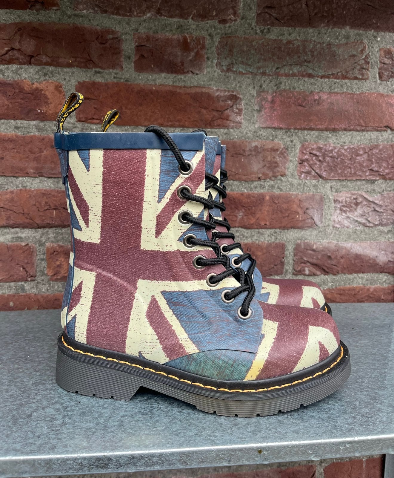 Dr. Martens Drench union jack regenlaars maat 36, Dr. Martens, Docs, Blauw, Docs