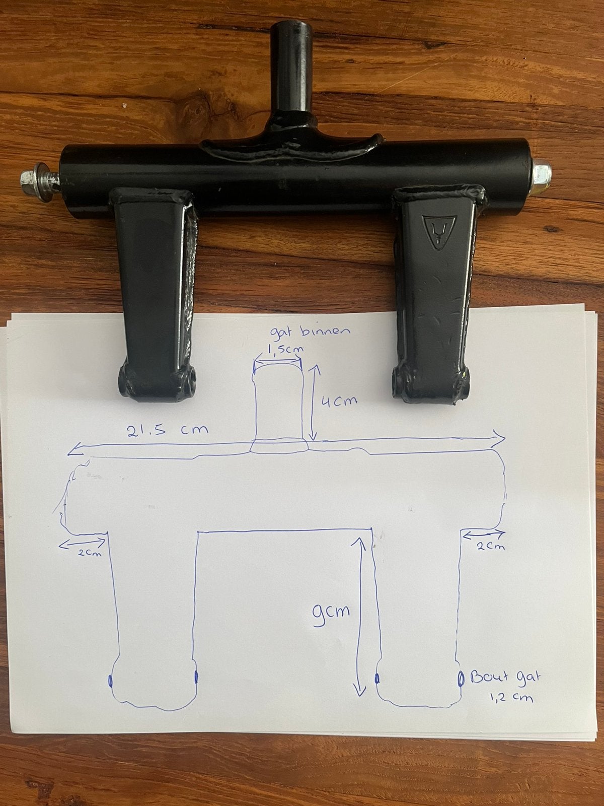 subframe btc riva gy6 139qmb 10inch 21,5cm breed 444101ch, Ophalen of Verzenden