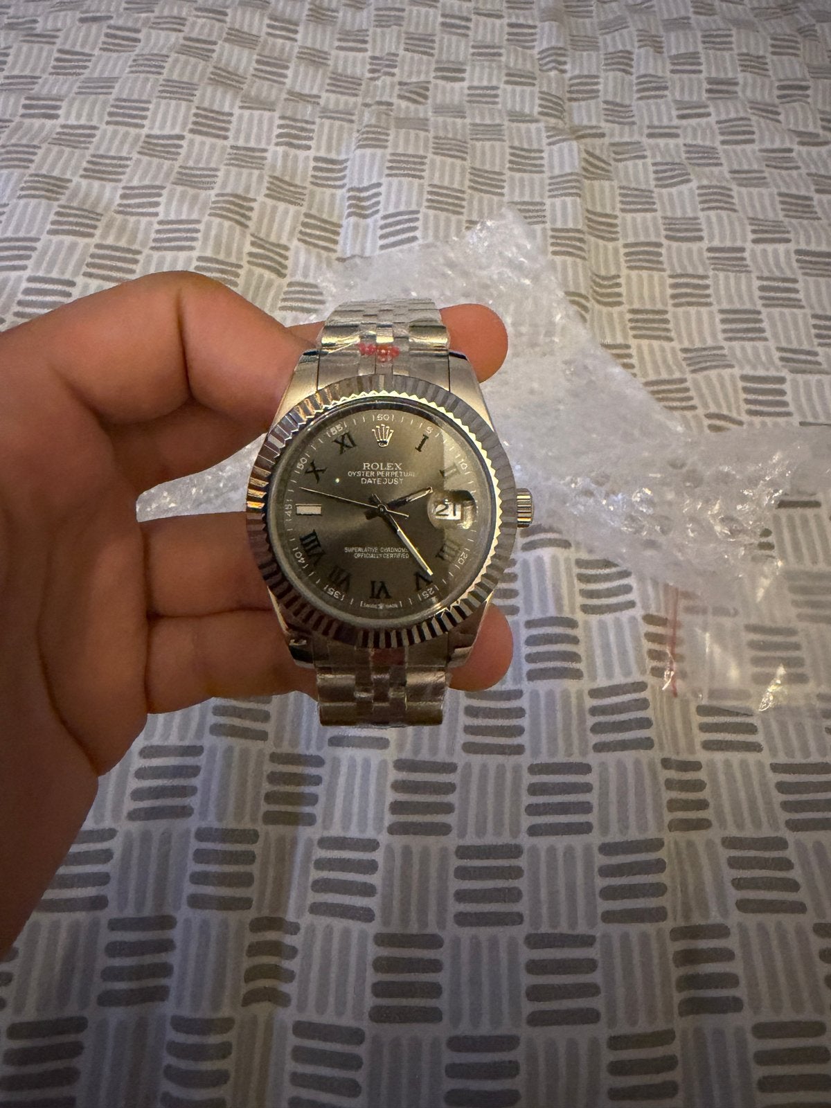 Rolex Datejust 41 Wimbledon, Verzenden, Staal, Overige merken, 1960 of later