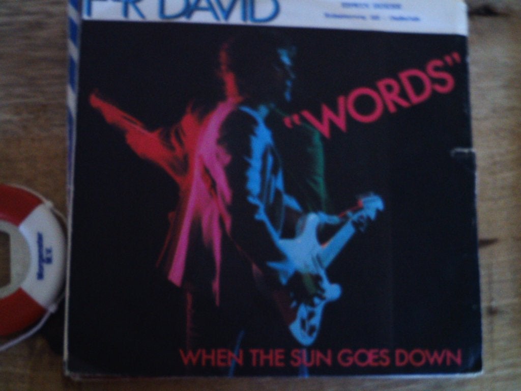 F.R. David - Words (Vinyl Single), Cd's en Dvd's, 7 inch, Ophalen of Verzenden, Zo goed als nieuw, Overige typen