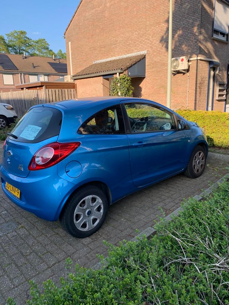 Ford Ka 1.2 51KW 2010 Blauw, Auto's, Ford, Particulier, Ka, Benzine, B, Hatchback, Handgeschakeld, Origineel Nederlands, Blauw