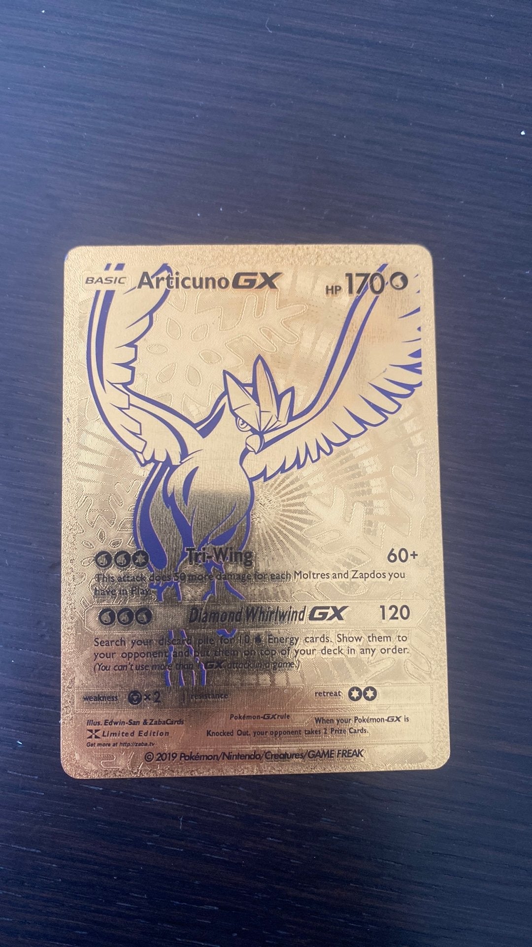 Goude pokemonkaart, Ophalen of Verzenden, Zo goed als nieuw