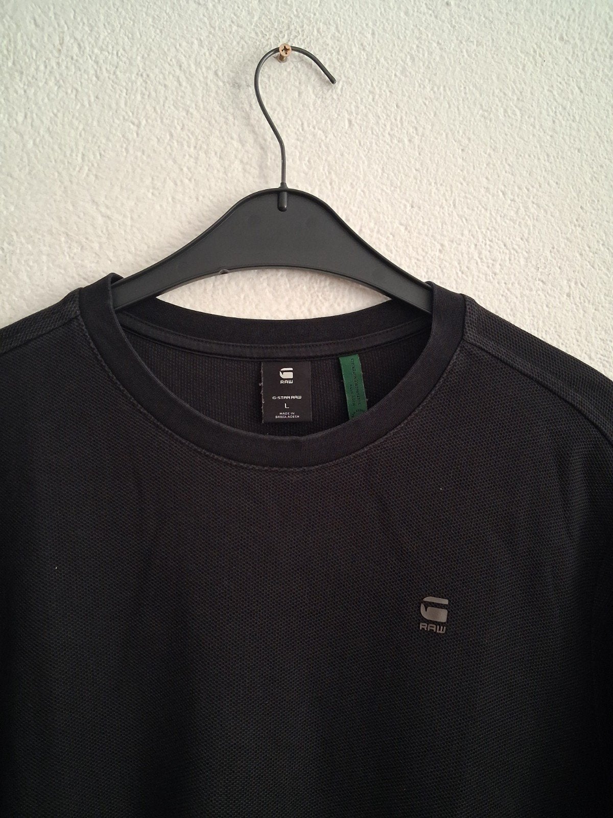 G-Star RAW Longsleeve Zwart Maat L, Maat 52/54 (L), Zwart, Ophalen of Verzenden, Gedragen