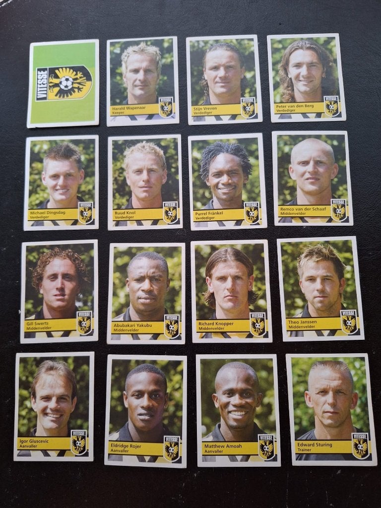Complete set stickers Vitesse 2005/06, Verzamelen, Sportartikelen en Voetbal, Ophalen of Verzenden, Zo goed als nieuw, Vitesse
