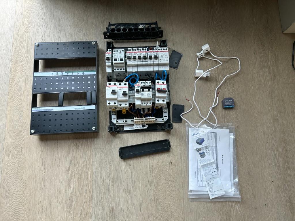 Groepenkast Meterkast installatie automaat 1 fase, Ophalen of Verzenden, Gebruikt, Overige typen