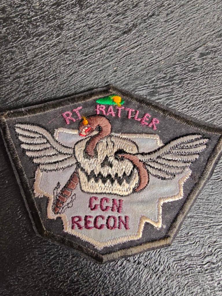 US 5th SF Grp RT RATTLER CCN , VIETNAM WAR PATCH, Ophalen of Verzenden, Landmacht, Amerika, Embleem of Badge