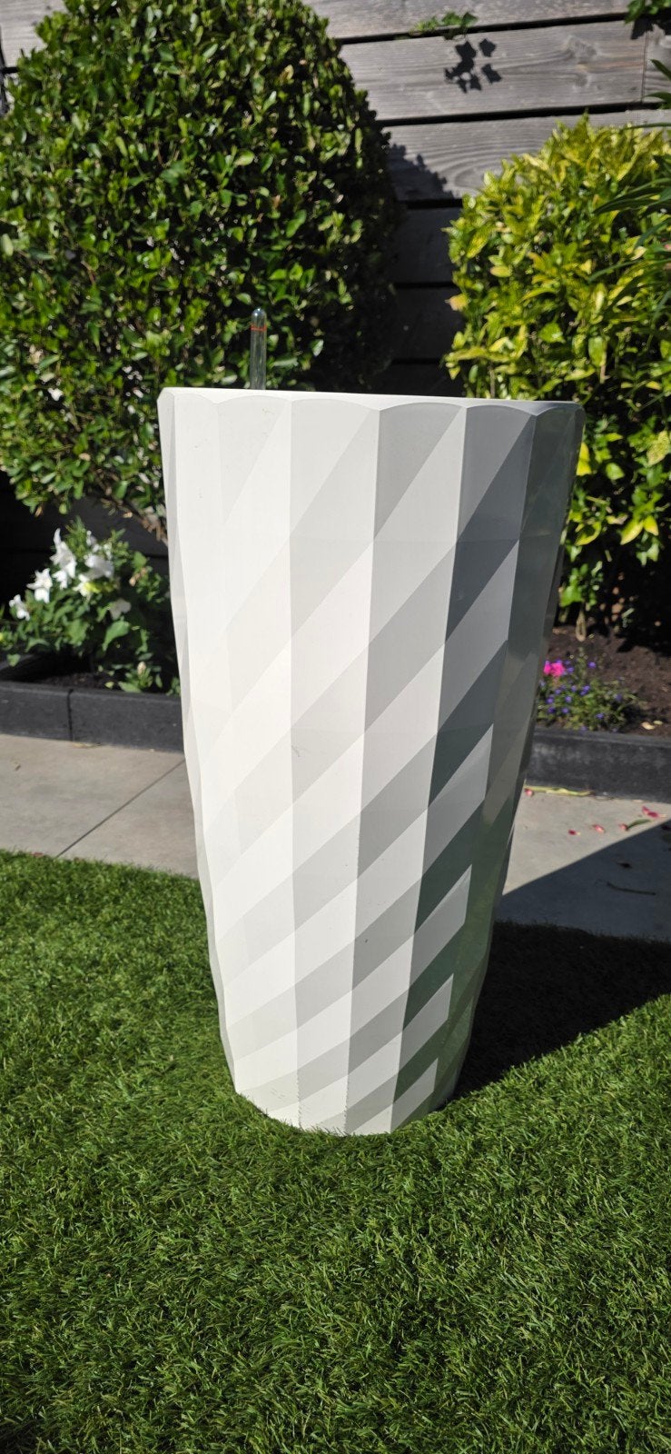 Lechuza Diamante 40  plantenbak te koop, Kunststof, Zo goed als nieuw, Balkon, Overige vormen