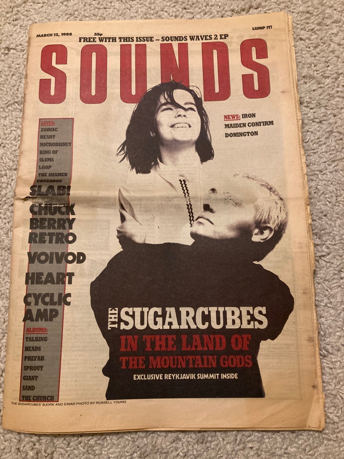 SOUNDS 1988 VOIVOD Sugacubes HEART Jimmy Galvan CHUCK BERRY, Ophalen of Verzenden, Muziek, Film of Tv